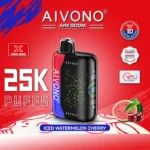 Aivono Aim Boom 25000 Puffs Star Schermo flessibile Vape usa e getta Flusso d'aria regolabile Sigarette elettroniche