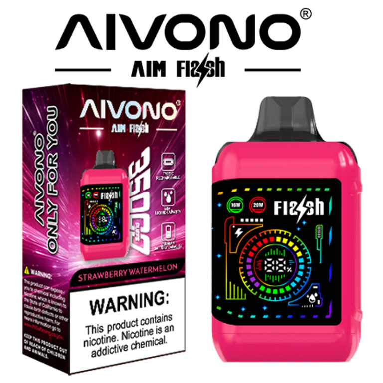 Aivono Aim Flash 35000 Puff älykäs näyttö