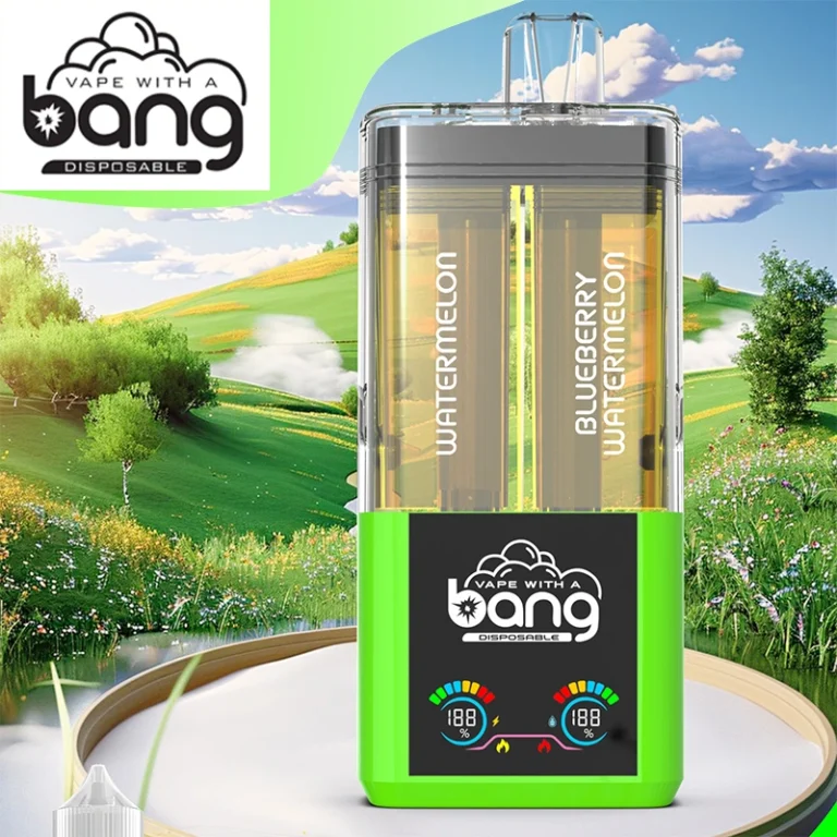 Bang 50000 Puffs Duplo Sabor Ecrã Inteligente Óleo Recarregável 6