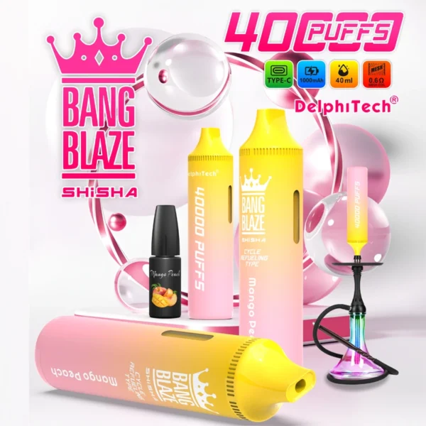 "Bang Blaze Shisha" 40000 dūmų