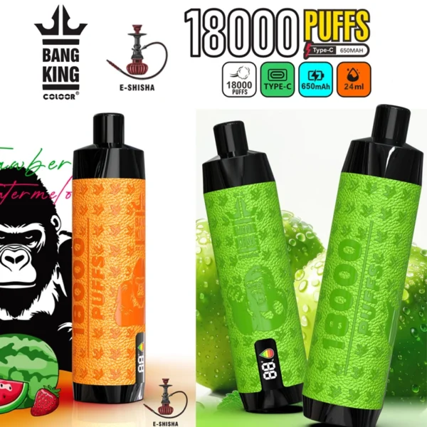 Bang King 18000 Puffs LED képernyő