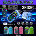 Bang King 36000 Puffs Dubbel Scherm Wegwerp Vape Groothandel