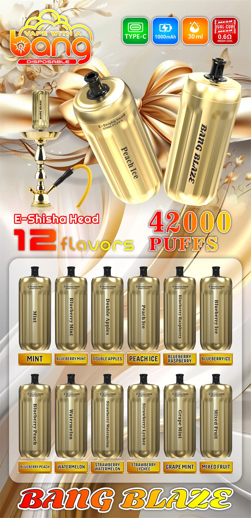 Introducing the latest innovation: Bang Blaze 42000 Puffs, set to make its grand entrance 2 BangBlaze42000Puffs15