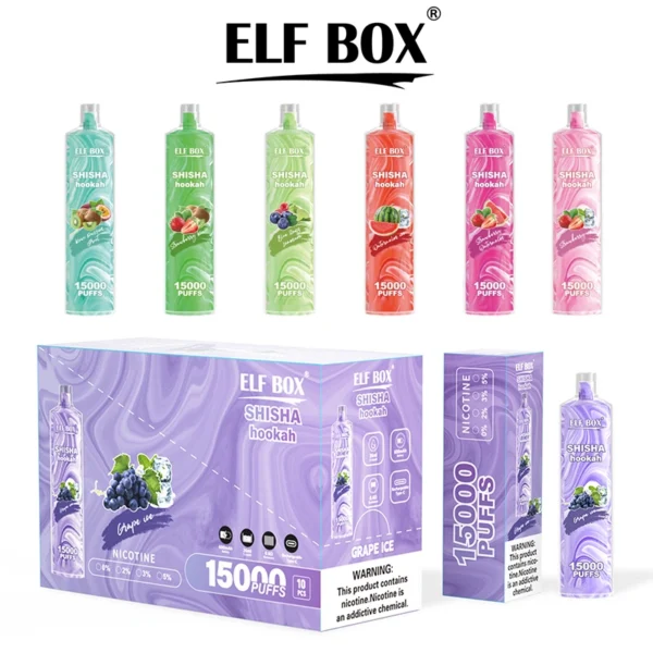 ELF BOX Shisha vízipipa 15000 Puff kristály