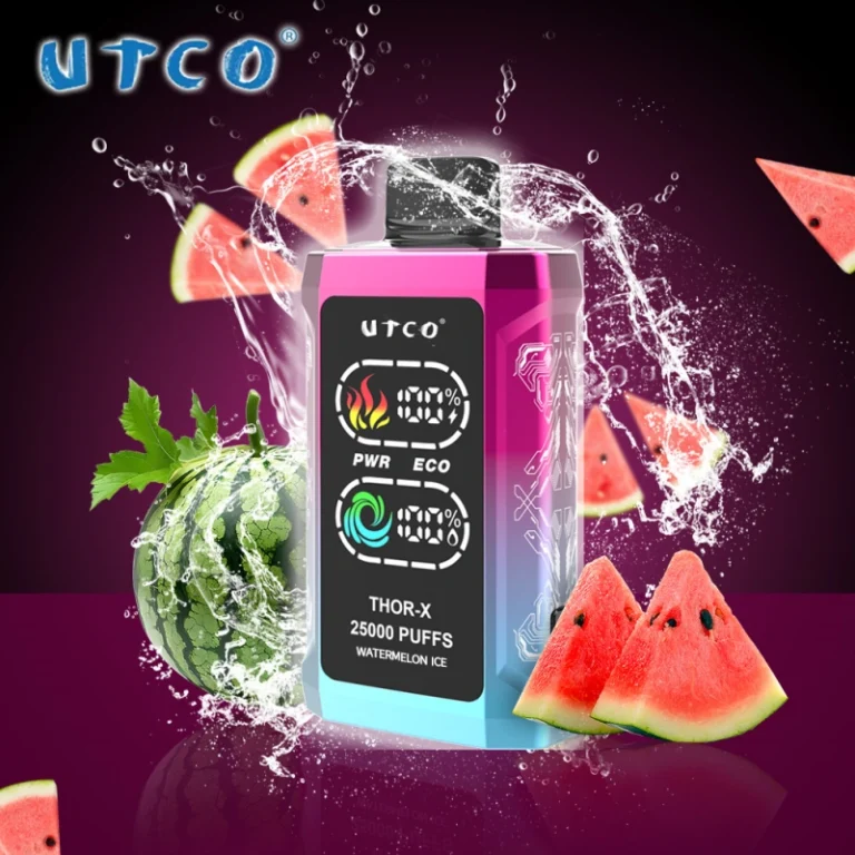 Αποθήκη εμπορευμάτων ΕΕ UTCO Thor-X 25000 Puffs Smart Screen