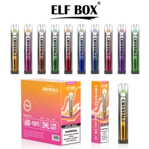 Křišťálová tyčinka Elf Box 600 pufů