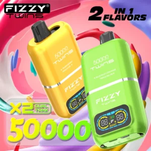 Fizzy 50k Puffs 50000 Twins 2 en 1 Eu Vape Desechable