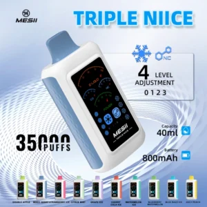 Mesii Triple Niice 35000 Puffs Schermo intelligente completo