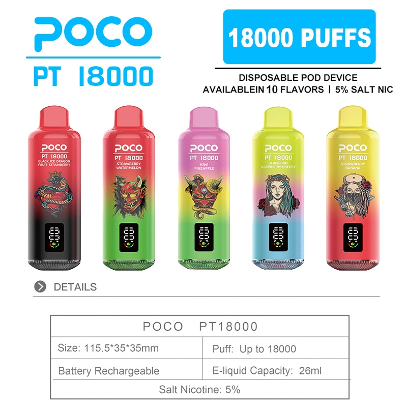 "Poco PT 18000 Puffs" 24