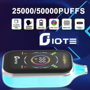 IQTE 25000-50000 Puffs Full Smart -näyttö