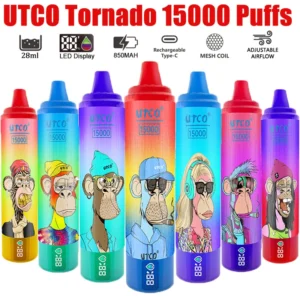 EU raktár UTCO Tornado Digital 15000 Puffs