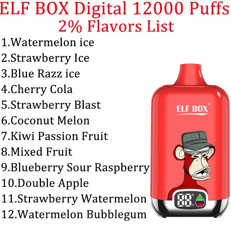 ELF BOX Digital - Unveiling the Features of 12000 Puffs 3 ok