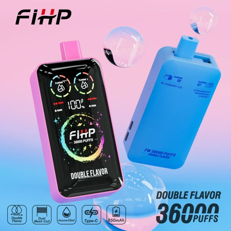 FIHP 36000 Puffs Doppio Gusto Schermo Intelligente Completo