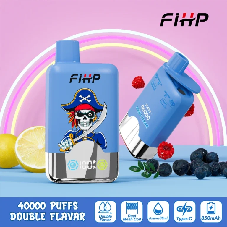 FIHP 40000 Puffs Duplo Sabor Visor LED