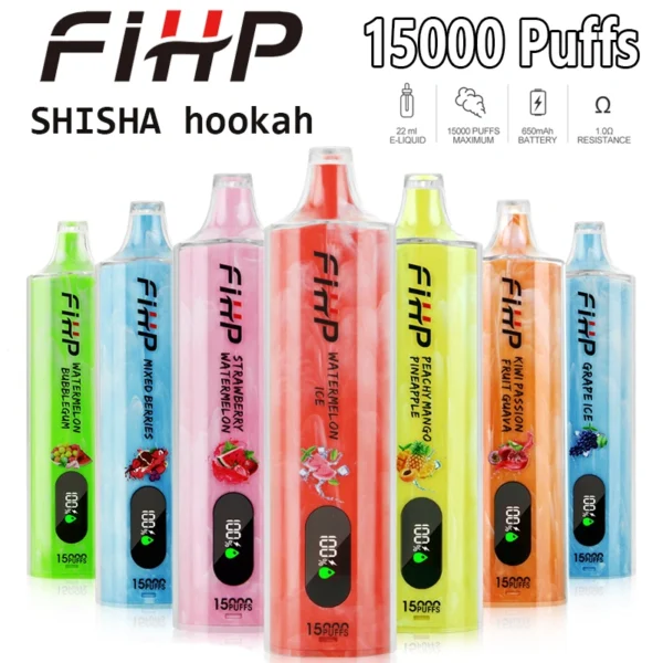 FIHP Shisha Hookah 15000 bouffées