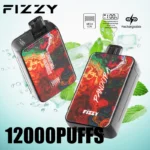 EU Warehouse Fizzy Pandora 12000 Puffs LED-scherm wegwerp Vape E sigaretten Groothandel