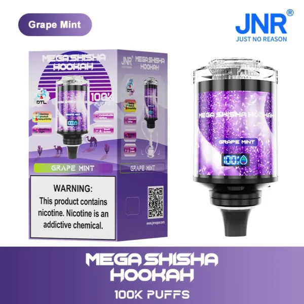 JNR Mega Shisha ūdenspīpe 100000 Puffs