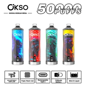 OKSO Shisha Hookah Mega 50000 Puffs