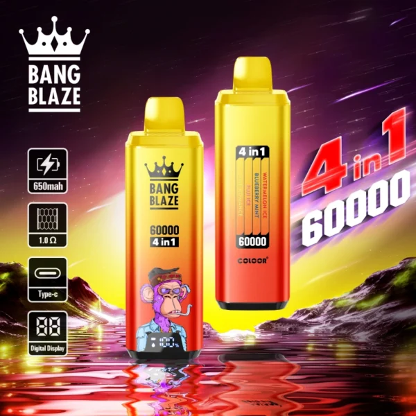 Bang Blaze 60000 Puffs 60k 4 v 1