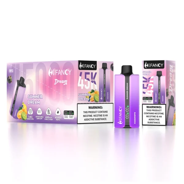 Hifancy 45000 Puffs Kertakäyttöinen elektroninen savuke