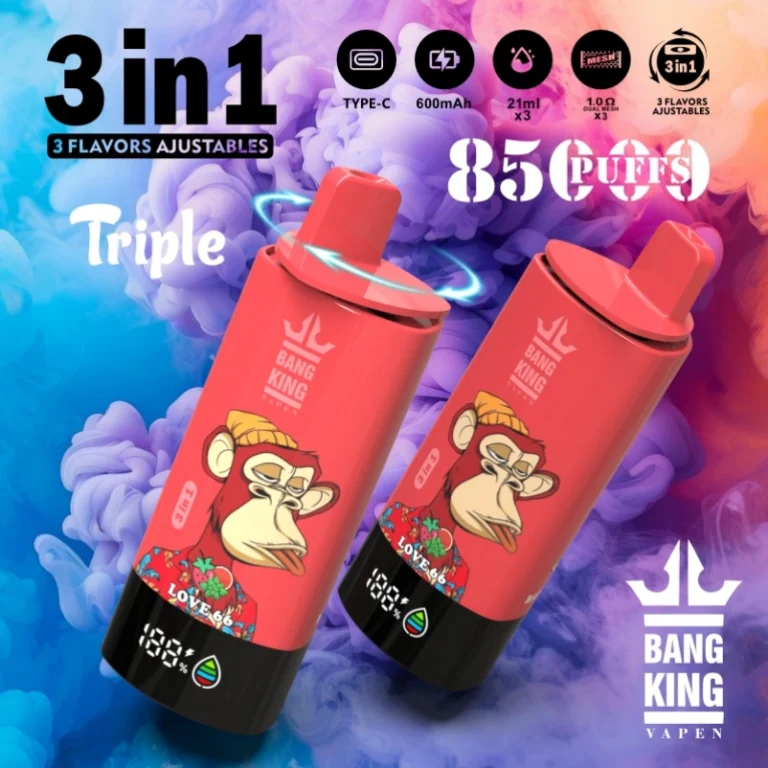Bang King 85000 Puffs Triple Sabor