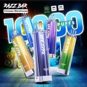 Puff 10K Razz Bar 10000 Puffs Crystal Disposable Vape Electronic Cigarette Chinese Warehouse