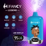 Puff 16k Hifancy 16000 pUDigital Box Disppsable Vape Smart Screen EU Warehouse