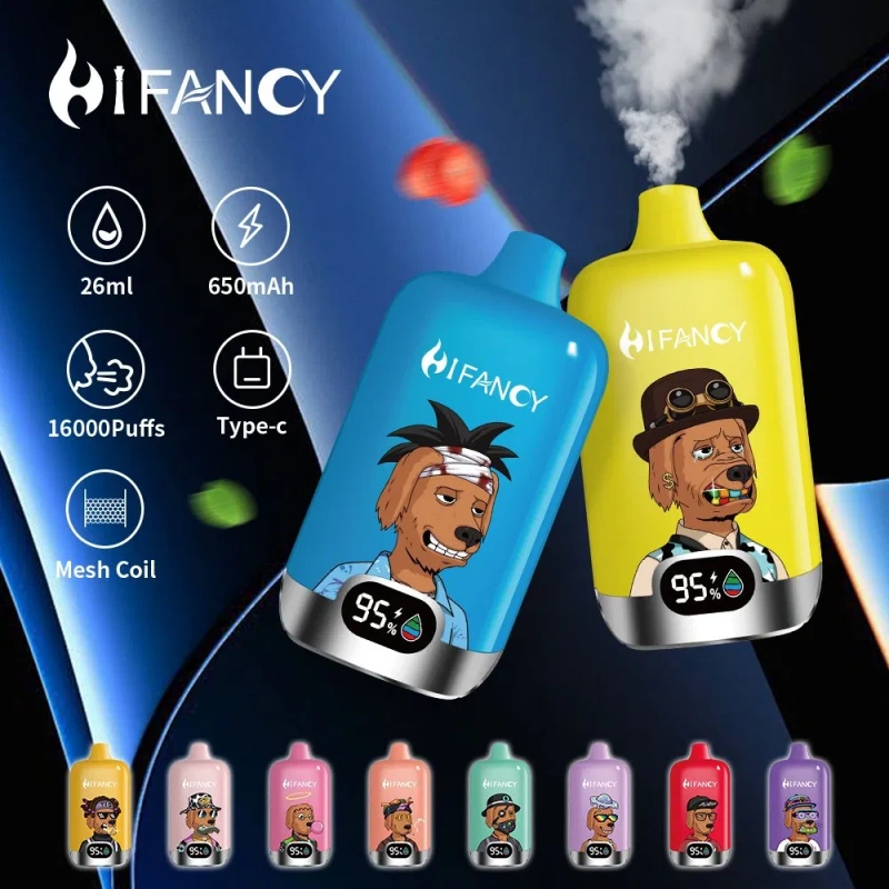 Puff 16k Hifancy 16000 Scatola Digitale Disppsable Vape
