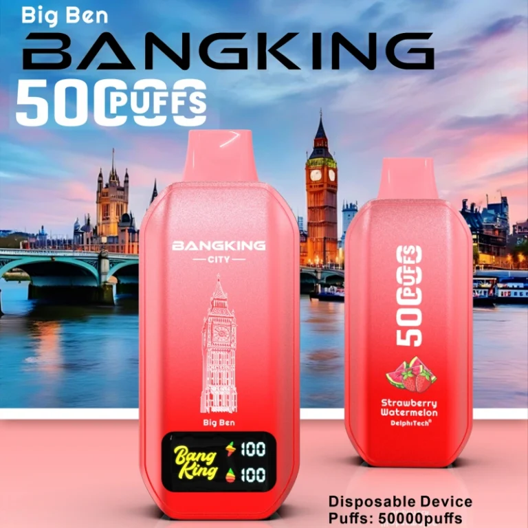Puff 50k Bang King City 50000 Puffs Smart Screen Jednorazowy Vape Hurtownia