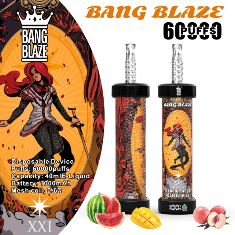 Puff 60k Bang Blaze 60000 Puffs Shisha Hookah Jednorazowy Vape Hurtownia