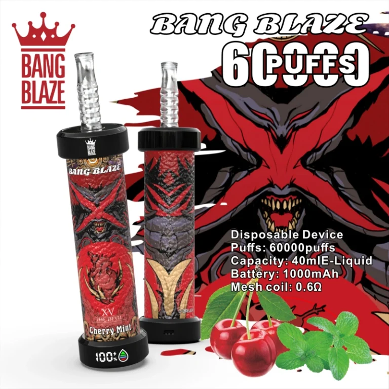 Puff 60k Bang Blaze 60000 Puffs Shisha Hookah Jednorazowy Vape Hurtownia
