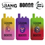 Puff 80k Bang Leader 80000 Puffs jednorázové Vape tři příchutě 3 v 1