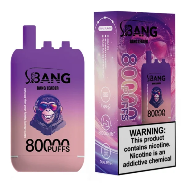 Puff 80k Bang Leader 80000 Puffs Vape descartável