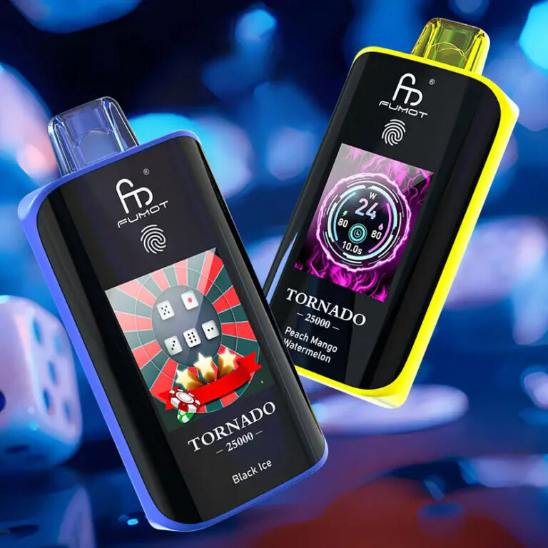 Puffs 25k Fumot Tornado 25000 Puffs Game Mode vienreizējās lietošanas Vape