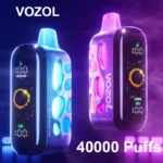 Puffs 40k Vozol Rave 40000 Puffs Vienkartinis Vape Smart Screen 5% Nikotinas