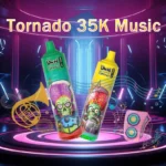 Uwin Music 35000 Puffs Randm Tornado Beat 35k Kertakäyttöinen Vape