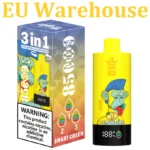 EU Warehouse Direct Ship Bez dane 63ML Predplnená cievka Vape Triple Mesh 85000 Puffs Rýchle dodanie online