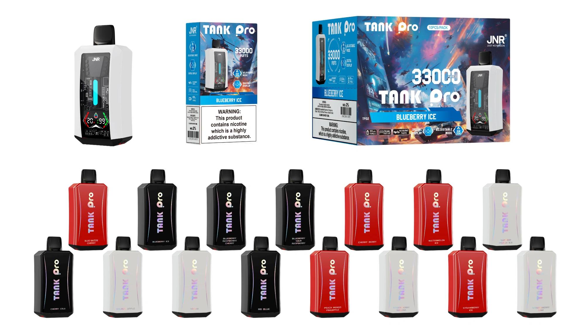JNR Tank Pro 33000 Pufs 