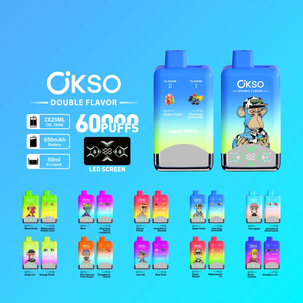 OKSO 60000 Puffs Doppelgeschmacksrichtungen