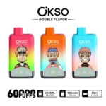 OKSO 60000 Puffs διπλής γεύσης