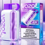 Vozol Star 40000 Puffs 40K μίας χρήσης Vape κυματιστή κυρτή οθόνη διπλής λειτουργίας 5% νικοτίνη