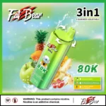 Aivono 80000 Puffs 80K 3 en 1 Apunta Oso Gordo