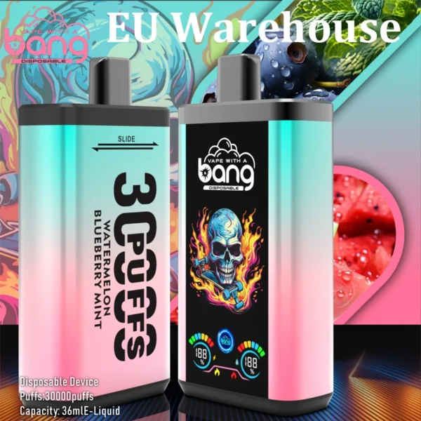 Bang 30000 Puffs Pro Ecrã grande