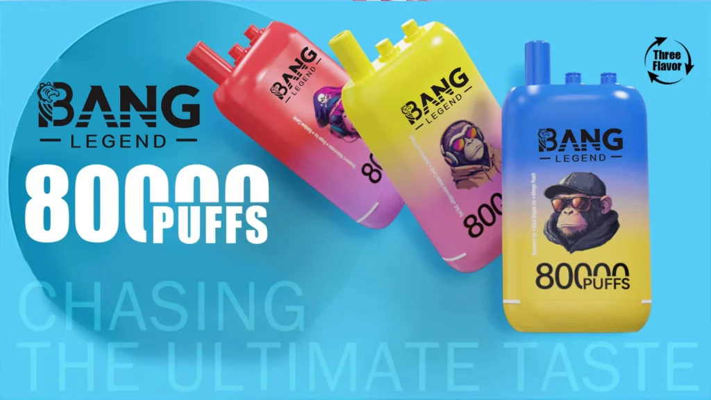 Bang 80000 Puffs 80K Legend Vape: 3 Flavors in 1 – 80K Puffs, Rechargeable & Wholesale-Ready 2 Bang 80000 Puffs 80K Legenda
