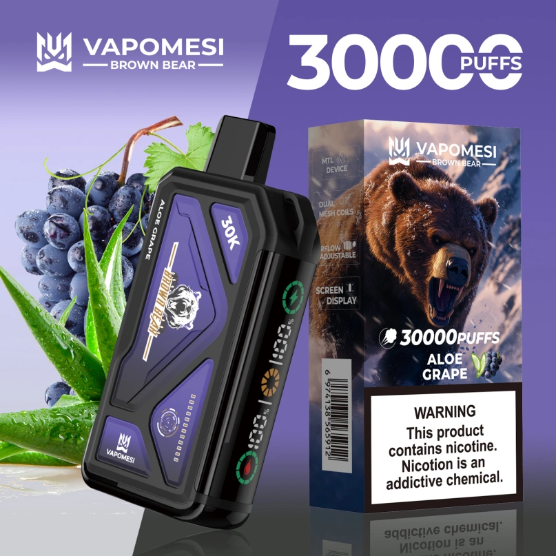 Αποθήκη ΕΕ Vapomesi 30000 Puffs Brown Bear