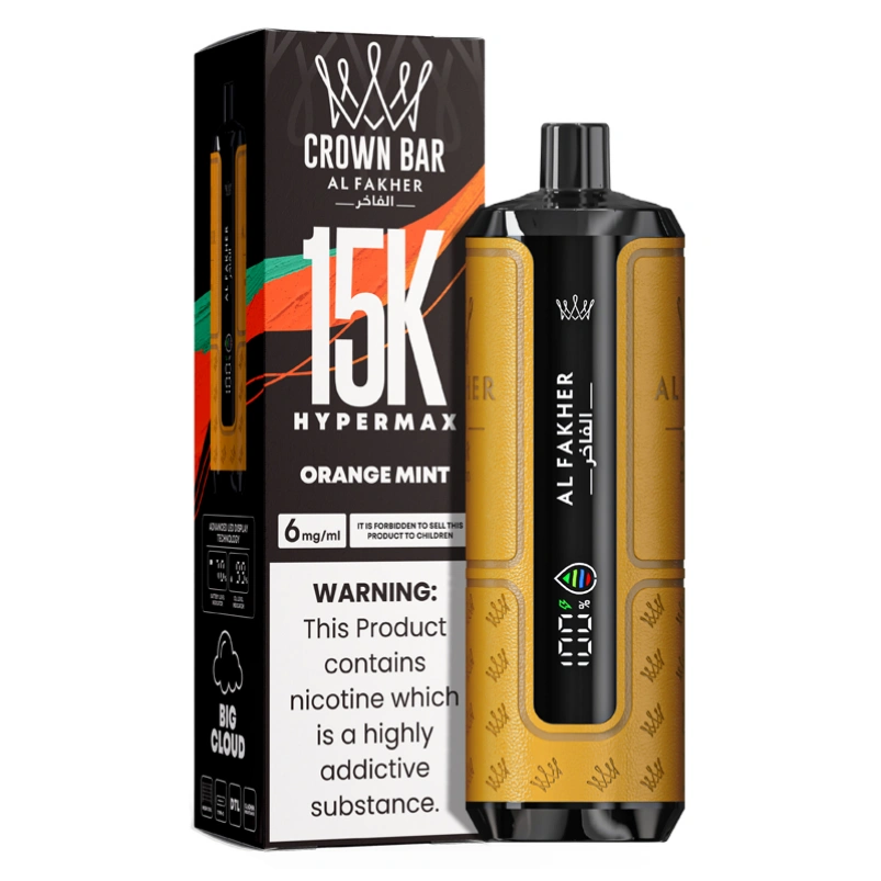 AL Fakher Crown Bar Hypermax 15000 Puffs