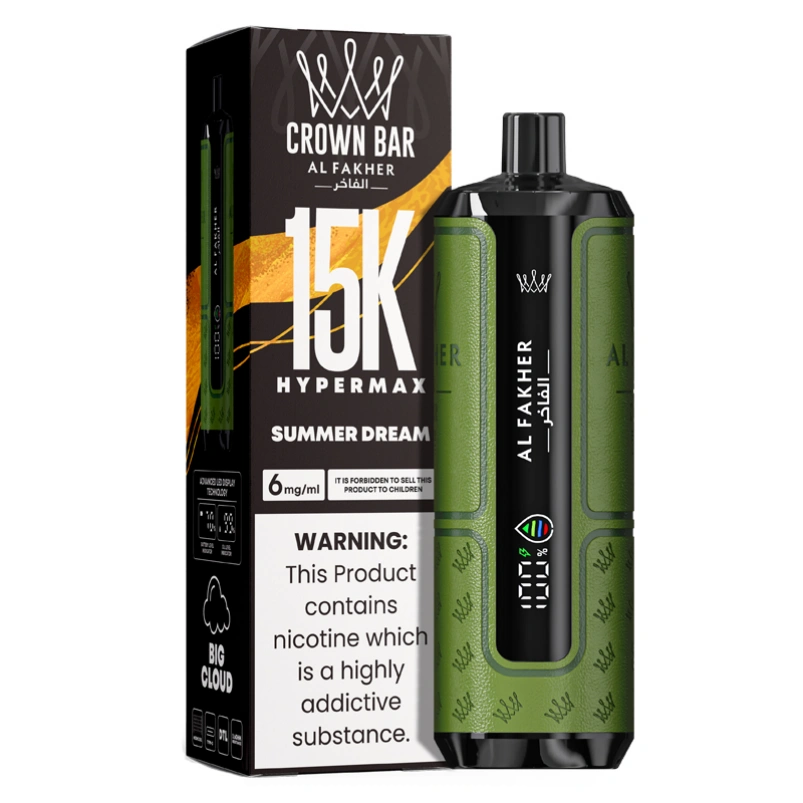 AL Fakher Crown Bar Hypermax 15000 Puffs