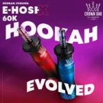 AL Fakher 60K 60000 Puffs Crown Bar Shisha Hookah E-HoseX Hulgimüük ühekordselt kasutatav Vape Online Shop