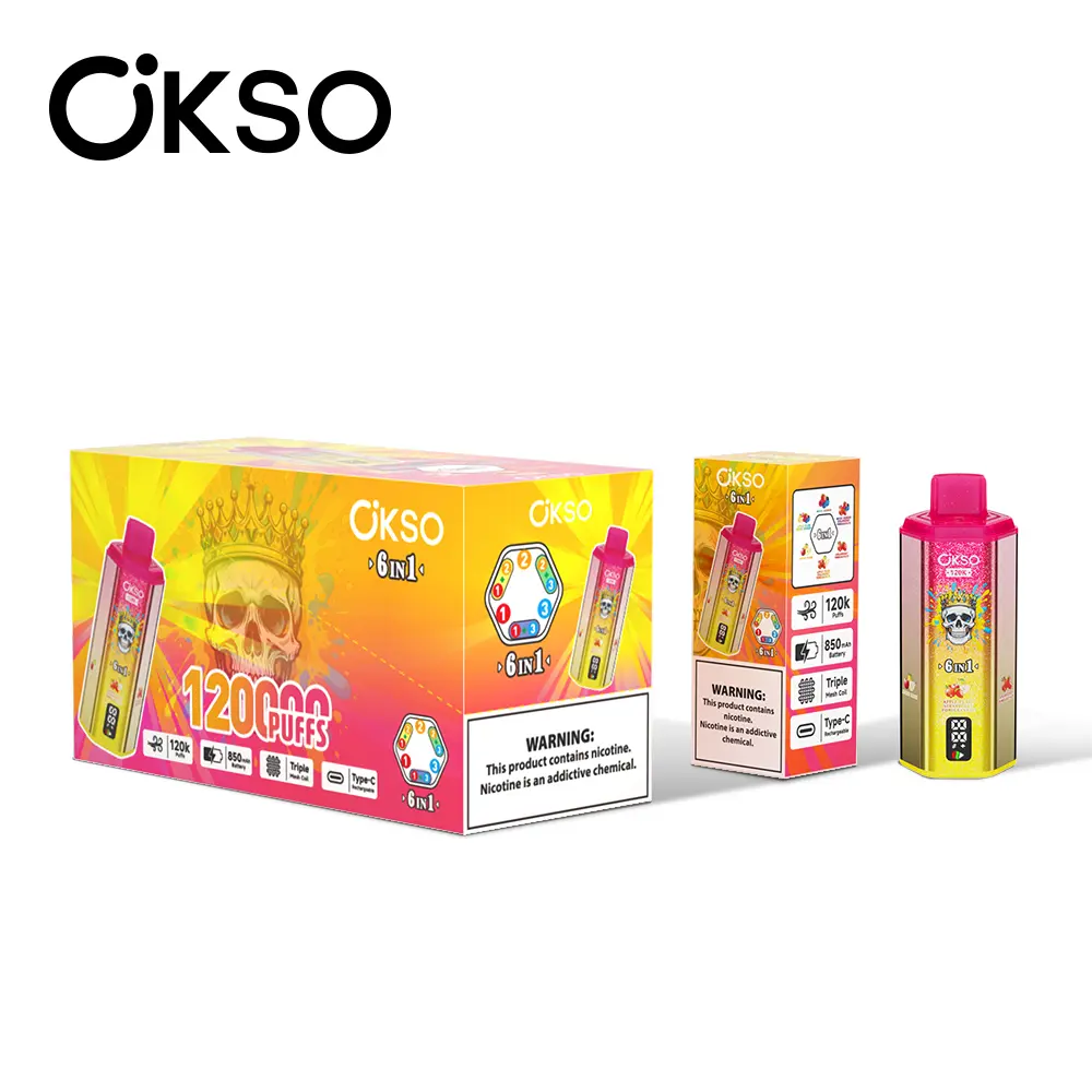 OKSO 120K Puffs 