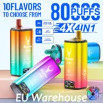 Stagbar 80K Puffs 80000 4 in 1 Wholesale Disposable Vape EU Warehouse Stag Bar
